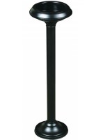 Modern tasarımlı, mat siyah renkli VIP metal küllük – ofis, otel ve ortak alanlar için şık ve dayanıklı küllük modeli.